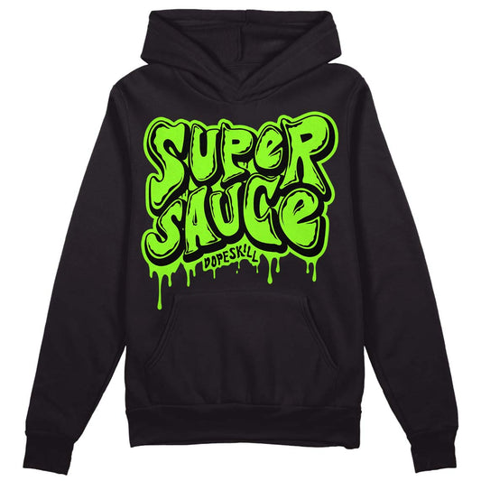 Neon Green Collection DopeSkill Hoodie Sweatshirt Super Sauce Graphic