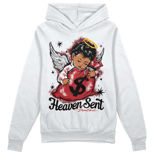 Red Taxi 12s DopeSkill Hoodie Sweatshirt Heaven Sent Graphic