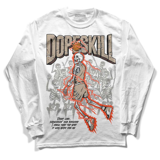 Latte 1s DopeSkill Long Sleeve T-Shirt Thunder Dunk Graphic