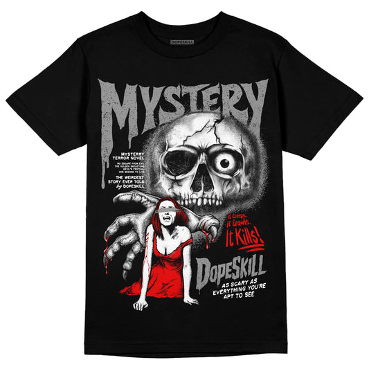 Black and White Collection DopeSkill T-Shirt Mystery Ghostly Grasp Graphic