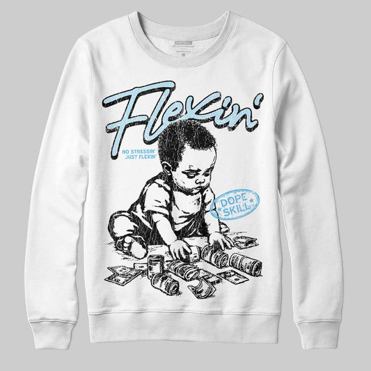 Legend Blue 11s DopeSkill Sweatshirt Flexin' Graphic
