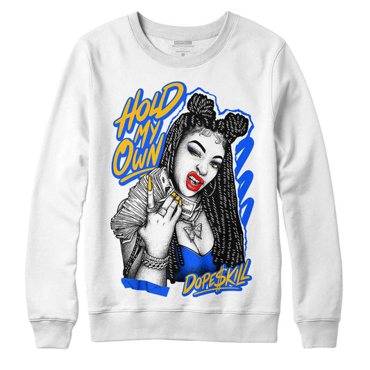 Royal Blue Collection DopeSkill Sweatshirt New H.M.O Graphic