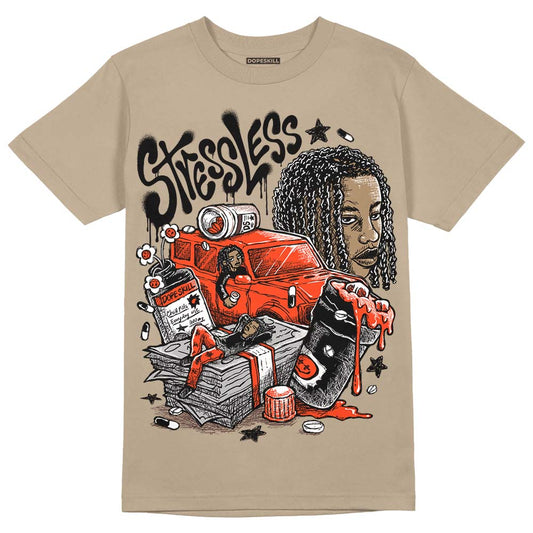 Latte 1s DopeSkill Medium Brown T-shirt Stressless Graphic