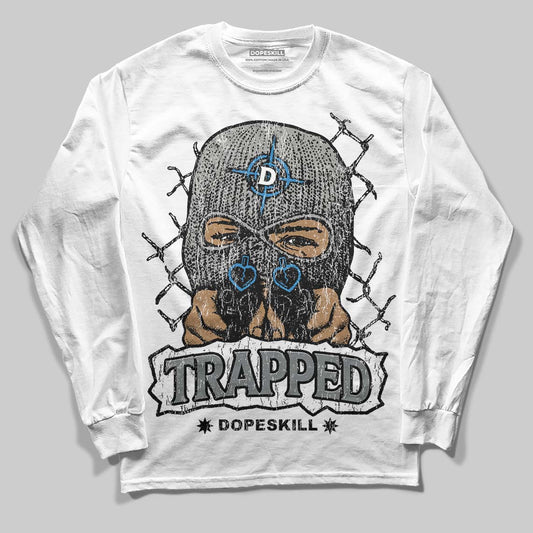 Cool Grey 9s DopeSkill Long Sleeve T-Shirt New Trapped Graphic