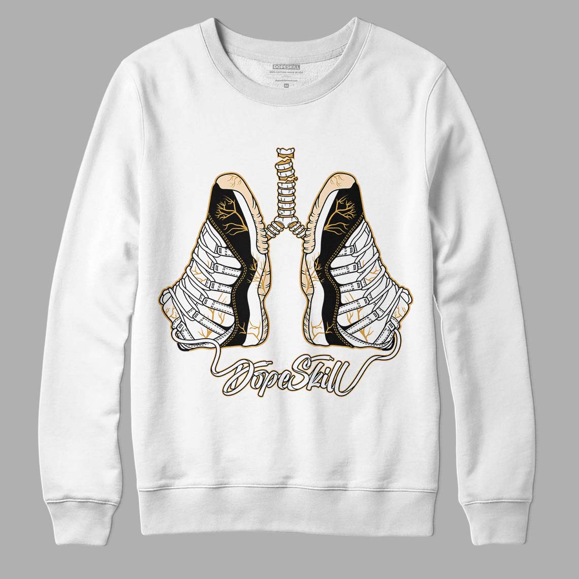 Gratitude 11s DopeSkill Sweatshirt Breathe Graphic