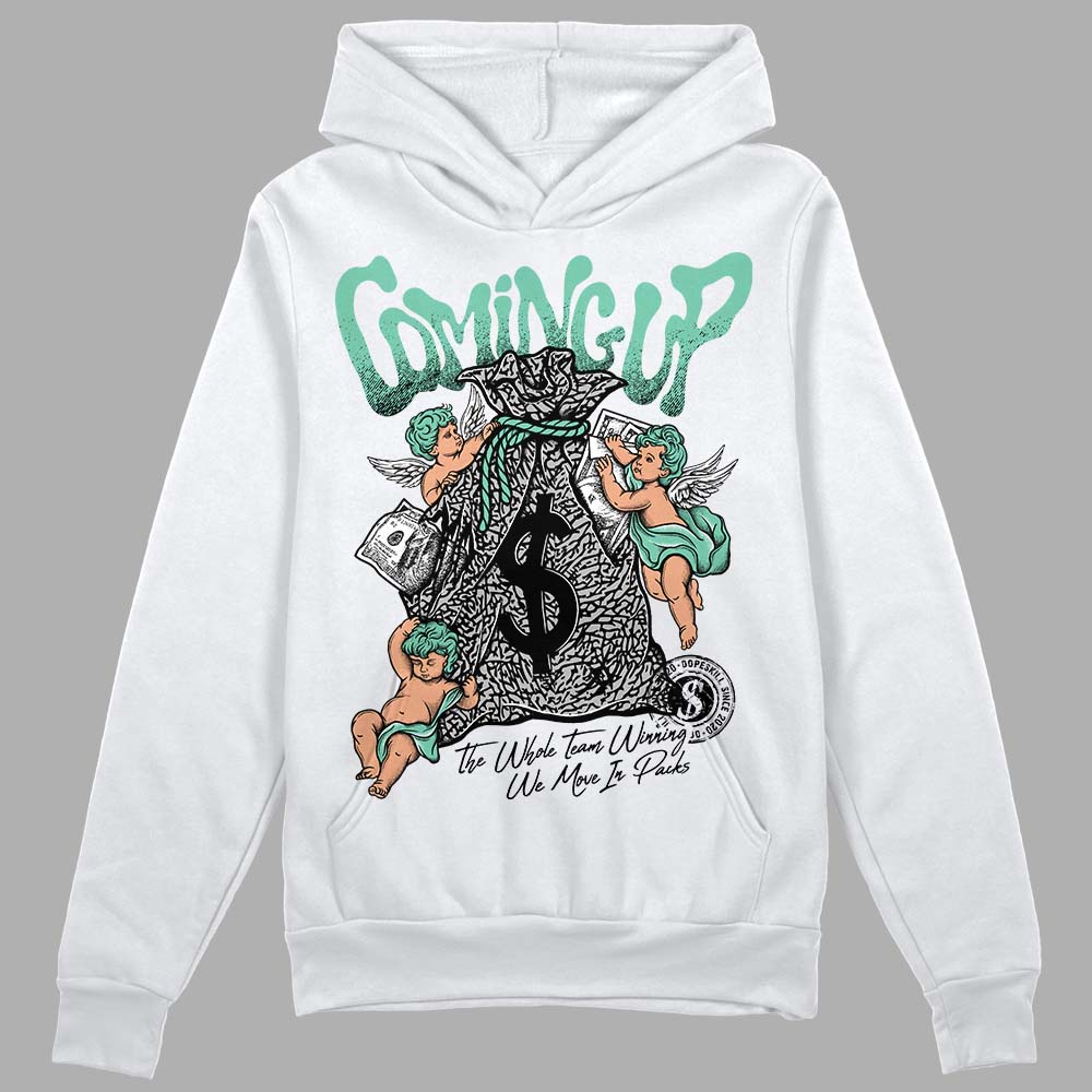 Green Glow 3s DopeSkill Hoodie Sweatshirt Money Bag Coming Up Graphic