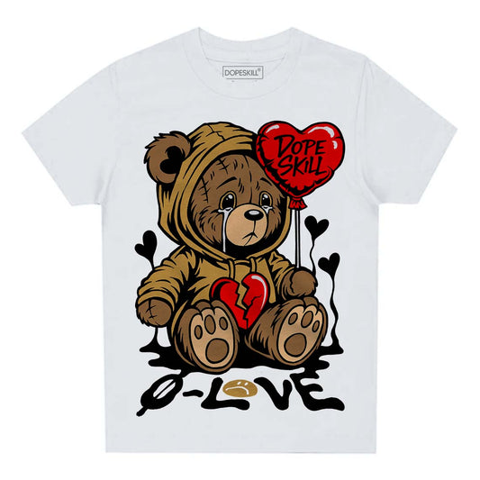 Gratitude 11s DopeSkill Toddler Kids T-shirt Broken Bear Graphic