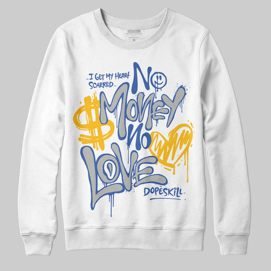 Lucky Shorts 3s DopeSkill Sweatshirt No Money No Love Typo Graphic