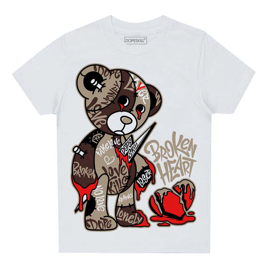 Latte 1s DopeSkill Toddler Kids T-shirt Broken Heart Graphic