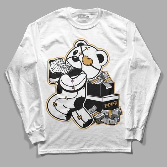 Gratitude 11s DopeSkill Long Sleeve T-Shirt Bear Steals Sneaker Graphic