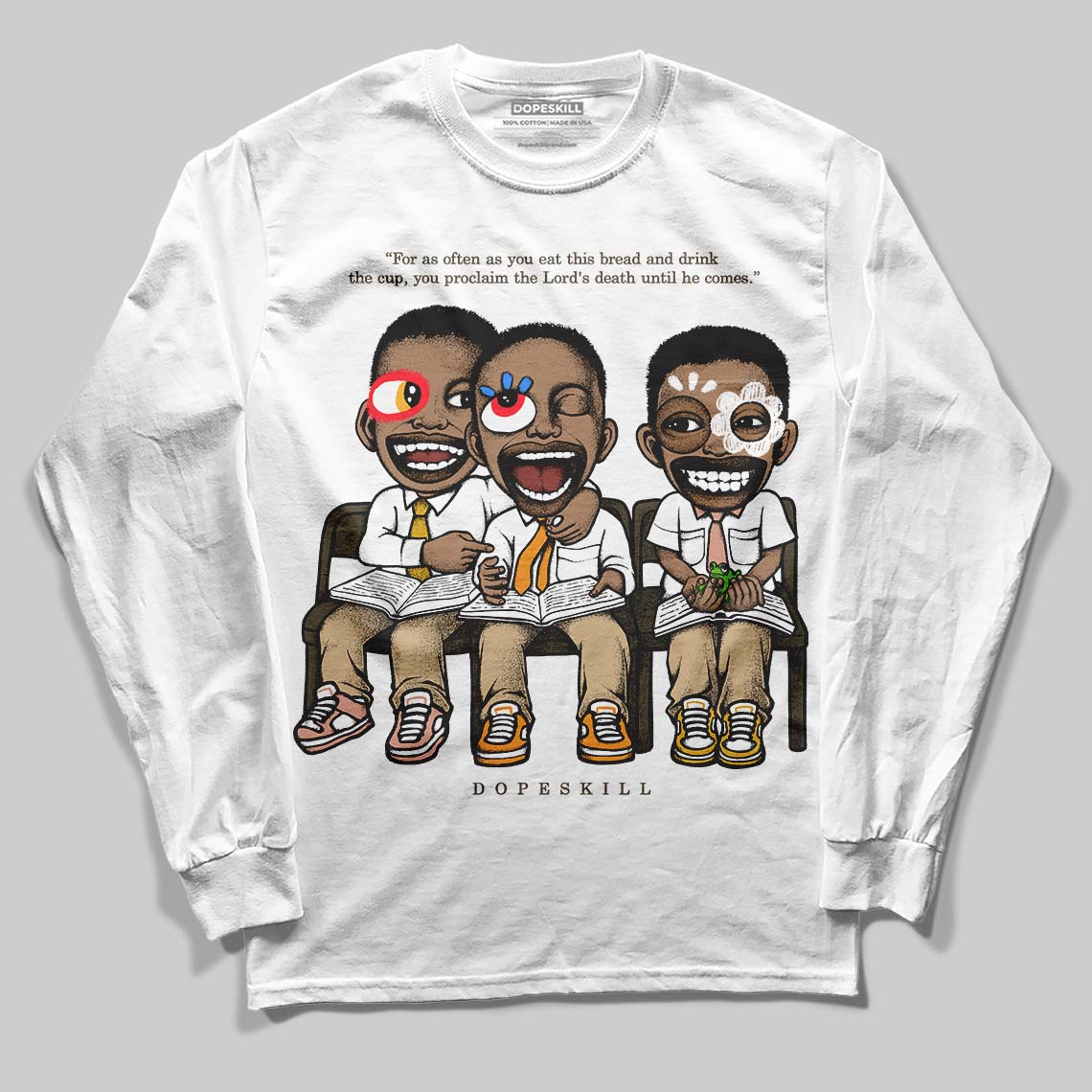 TAN Collection DopeSkill Long Sleeve T-Shirt First Sunday Graphic