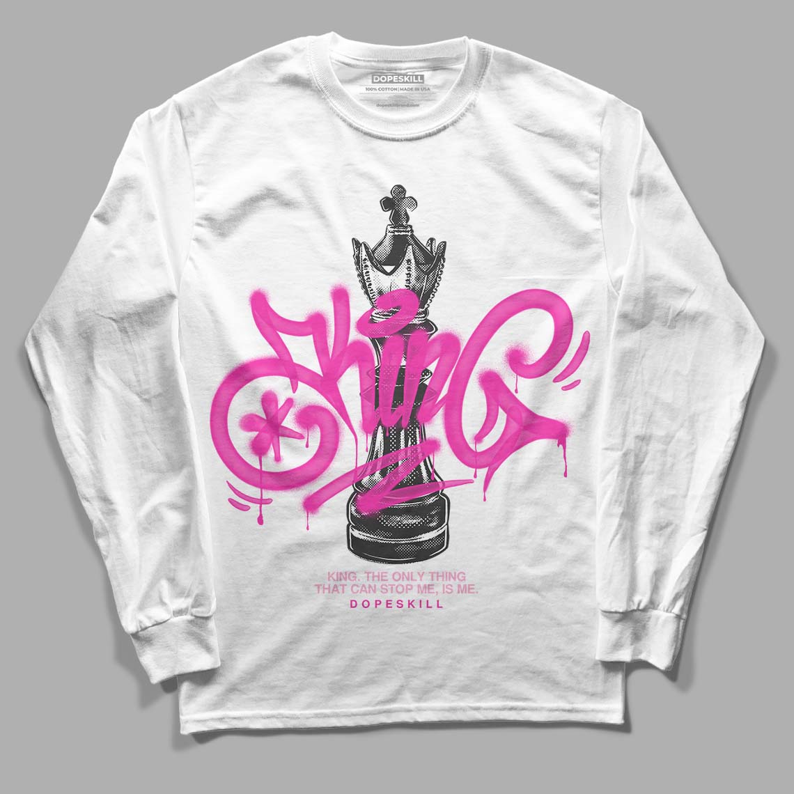 Triple Pink Dunk Low DopeSkill Long Sleeve T-Shirt King Chess Graphic
