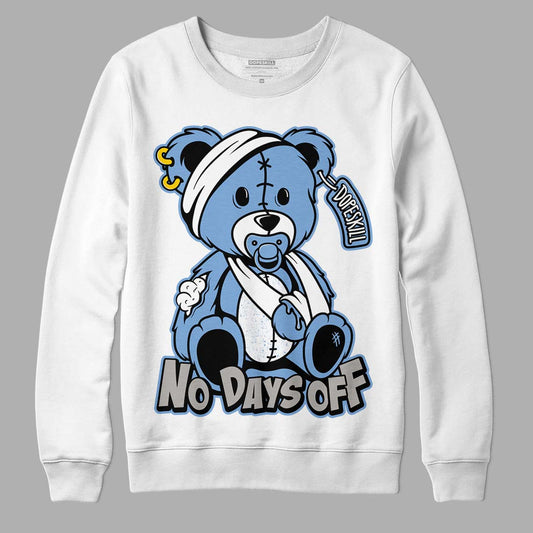 University Blue 5s DopeSkill Sweatshirt Hurt Bear Graphic