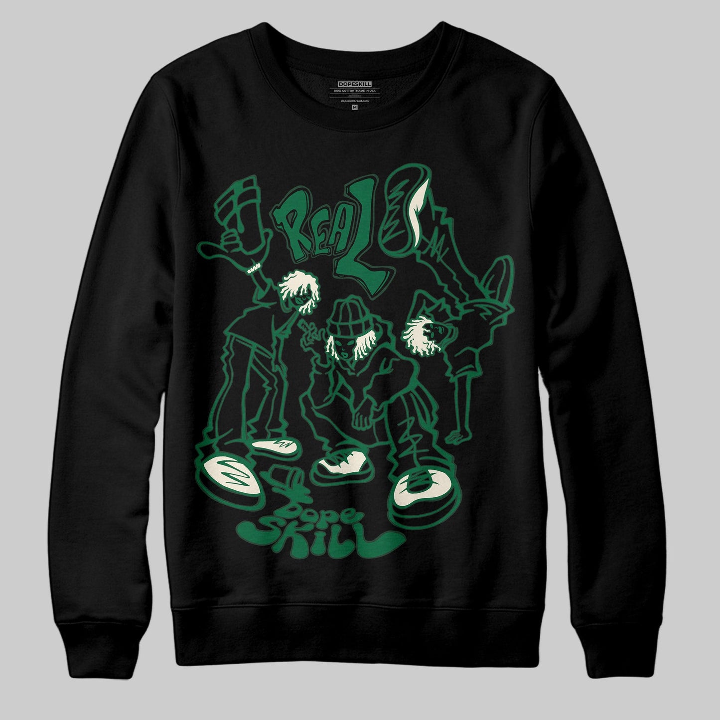 Pine Green 13s DopeSkill Sweatshirt Real Y2K Players Graphic