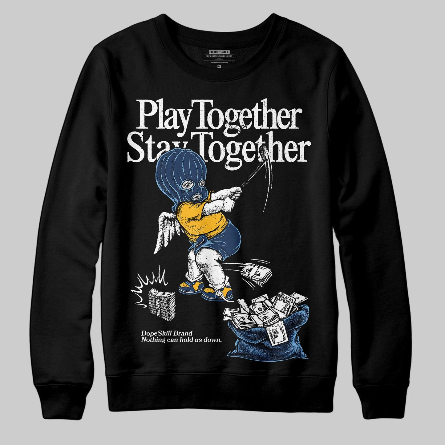 Retro Dunk From Above 4s DopeSkill Sweatshirt Play together, Stay together Graphic