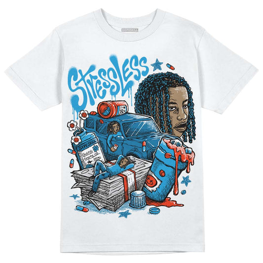 Military Blue 4s DopeSkill T-Shirt Stressless Graphic