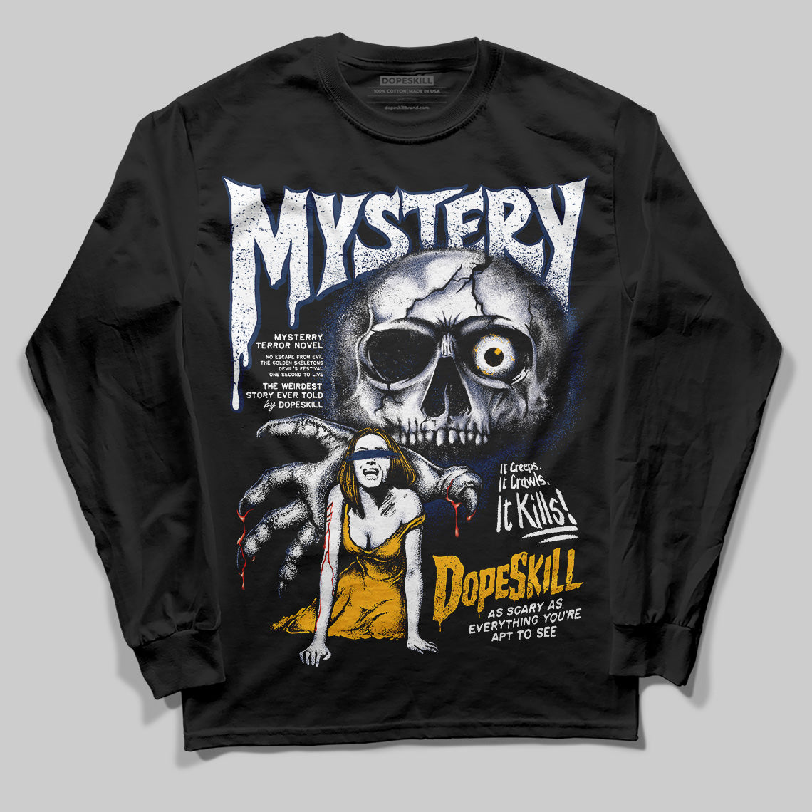 Retro Dunk From Above 4s DopeSkill Long Sleeve T-Shirt Mystery Ghostly Grasp Graphic
