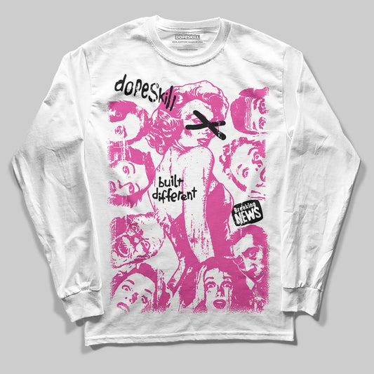Pink Collection DopeSkill Long Sleeve T-Shirt Built Different Graphic