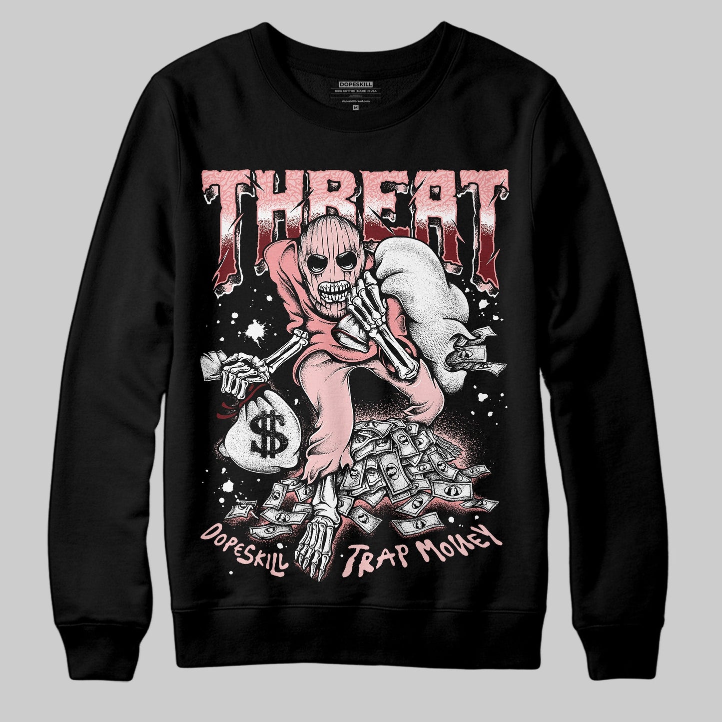 VALENTINE'S Day 3s DopeSkill Sweatshirt Threat Graphic