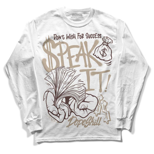Latte 1s DopeSkill Long Sleeve T-Shirt Speak It Graphic