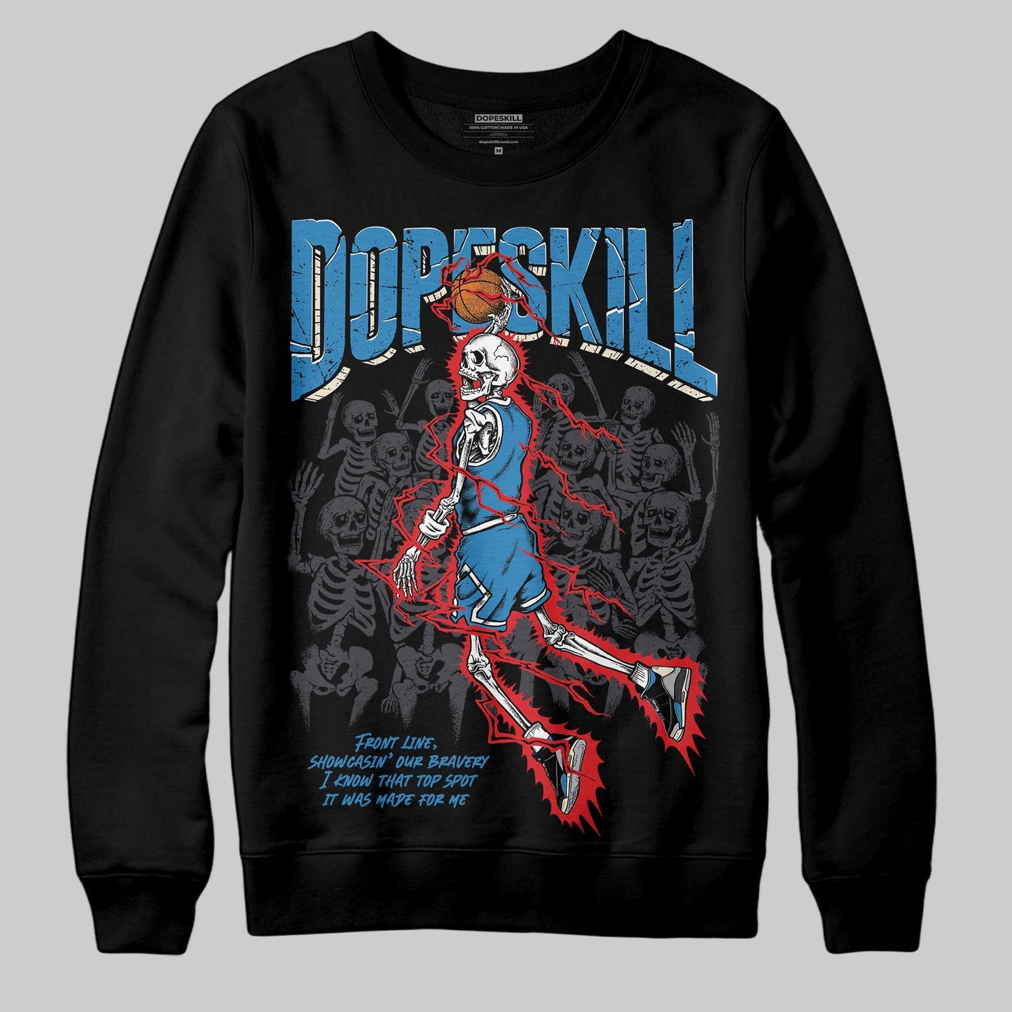 Rare Air 3s DopeSkill Sweatshirt Thunder Dunk Graphic