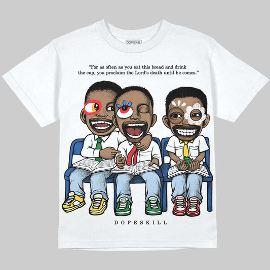 Space Jam 11s DopeSkill Oversize Print T-Shirt First Sunday Graphic