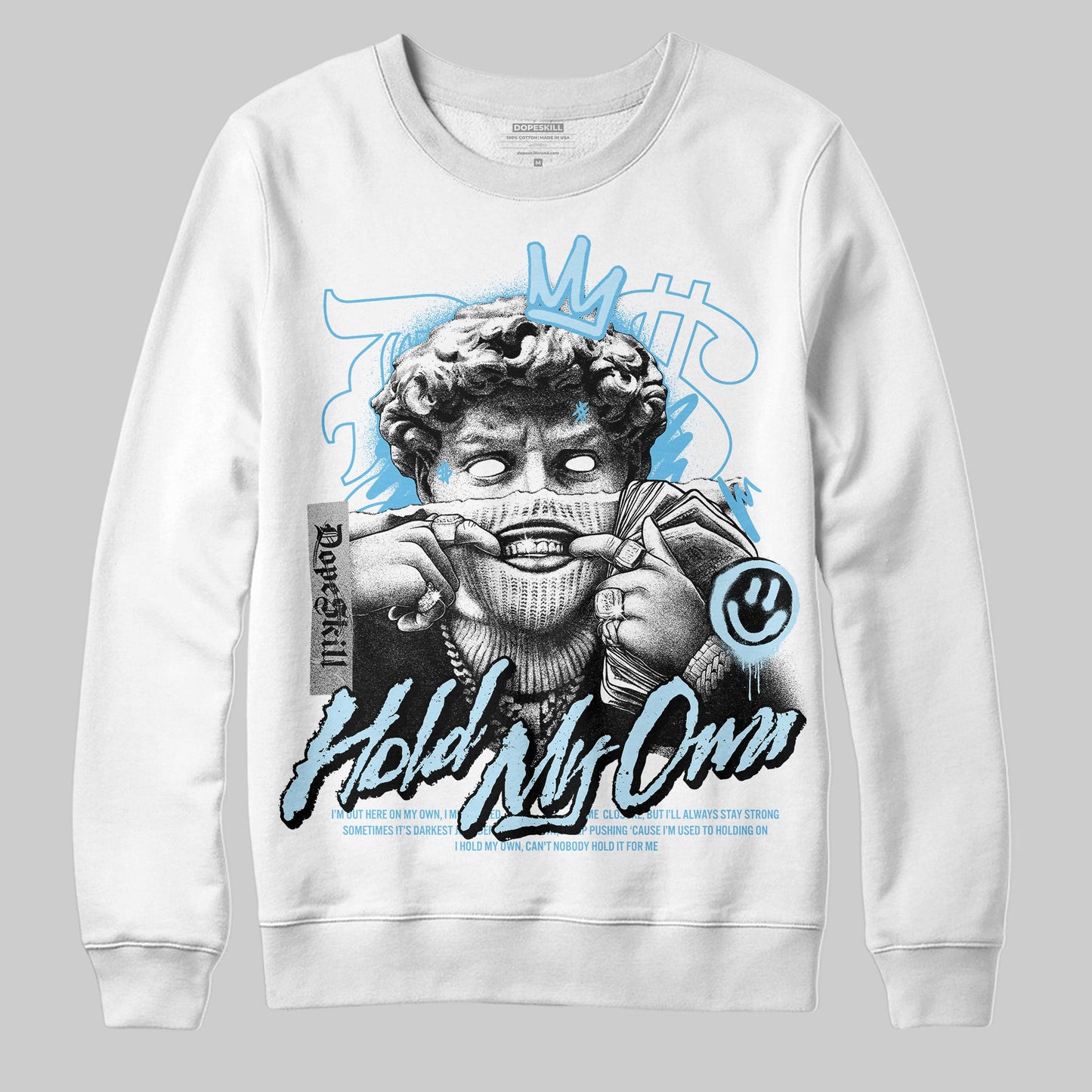 Legend Blue 11s DopeSkill Sweatshirt In My Way Graphic
