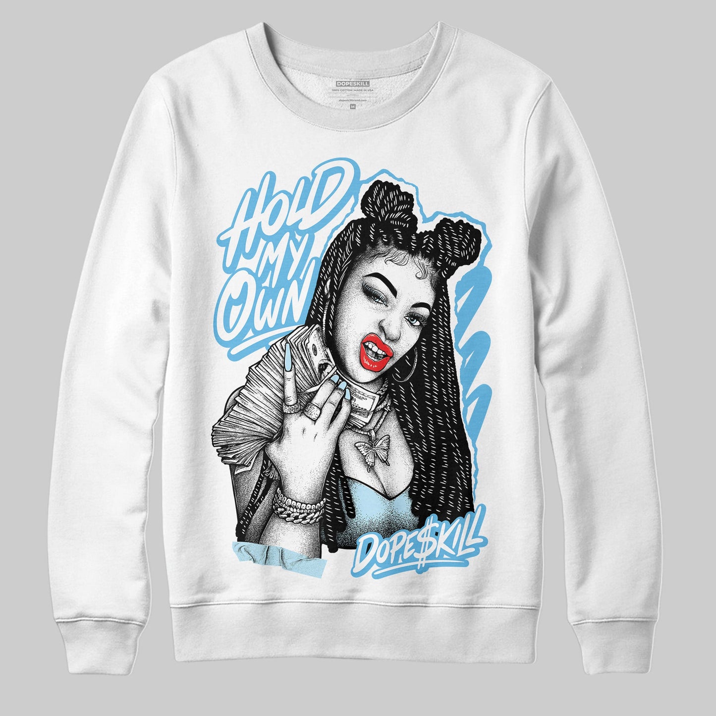 Legend Blue 11s DopeSkill Sweatshirt New H.M.O Graphic
