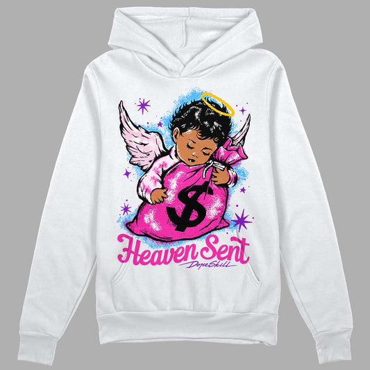 Pink Collection DopeSkill Hoodie Sweatshirt Heaven Sent Graphic