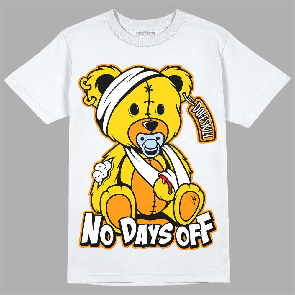 Yellow Ochre 6s DopeSkill T-Shirt Hurt Bear Graphic