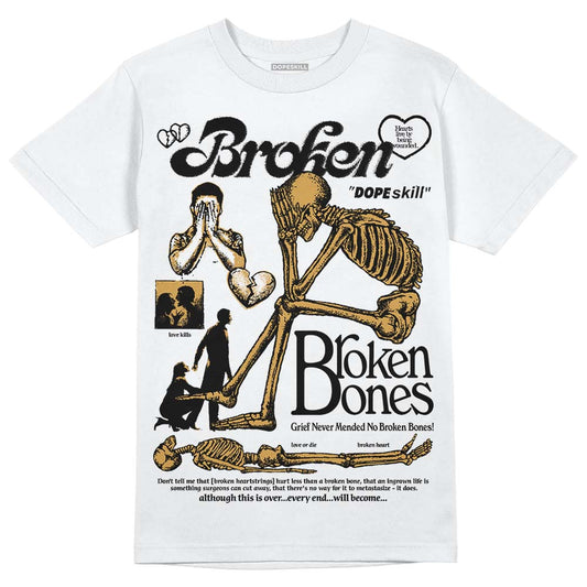 Gratitude 11s DopeSkill T-Shirt Broken Bones Graphic