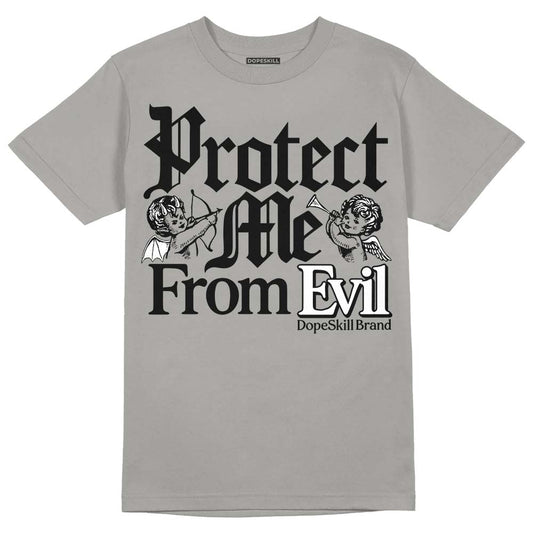 Wet Cement 4s DopeSkill Grey T-shirt Protect Me From Evil Graphic