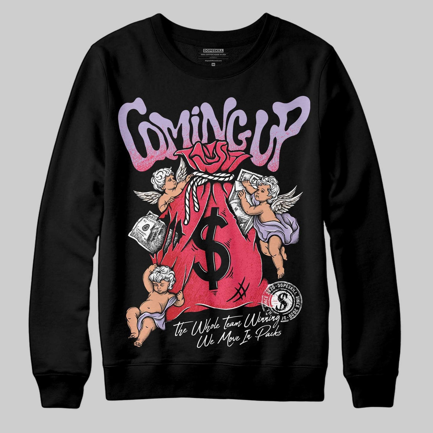 Peanut Butter Jelly 5s DopeSkill Sweatshirt Money Bag Coming Up Graphic
