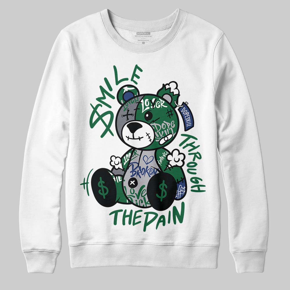 GT-2160 Shamrock Green DopeSkill Sweatshirt Smile Through The Pain Graphic