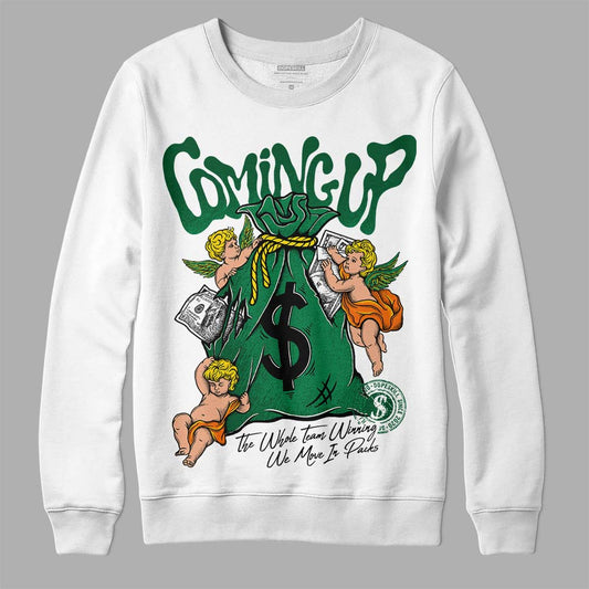 Green Collection DopeSkill Sweatshirt Money Bag Coming Up Graphic