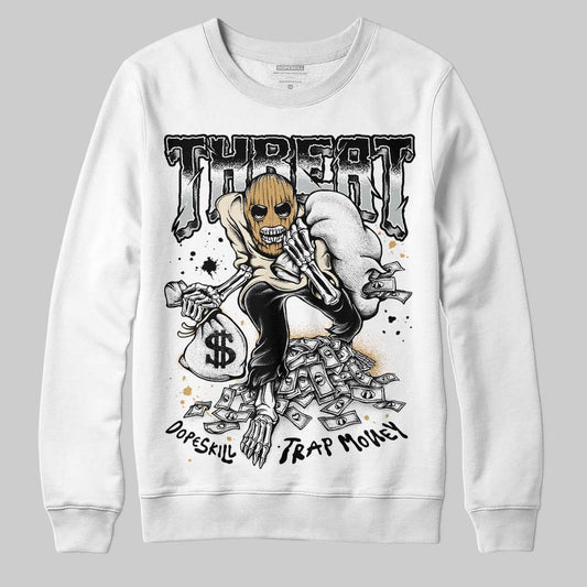 Reverse Metallic 5s DopeSkill Sweatshirt Threat Graphic