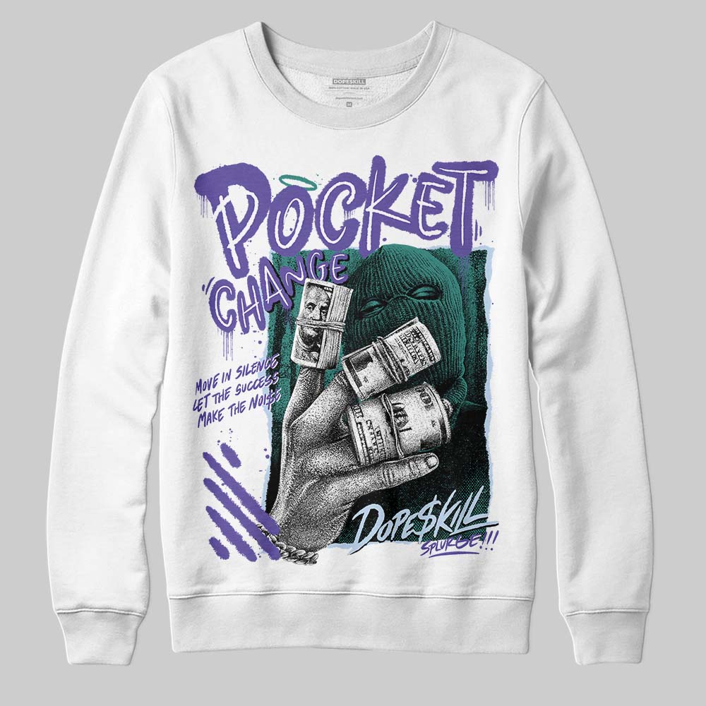 Grape 5s DopeSkill Sweatshirt Pocket Change Graphic