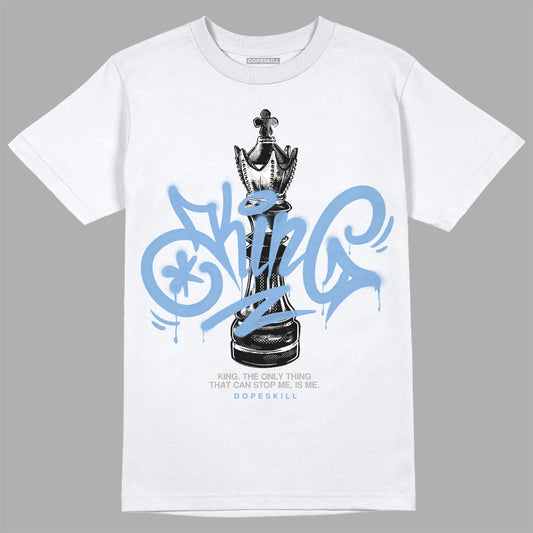 University Blue 5s DopeSkill T-Shirt King Chess Graphic