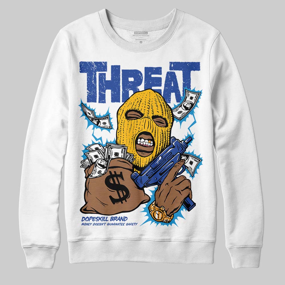 Royal Blue Collection DopeSkill Sweatshirt Under Threat Graphic