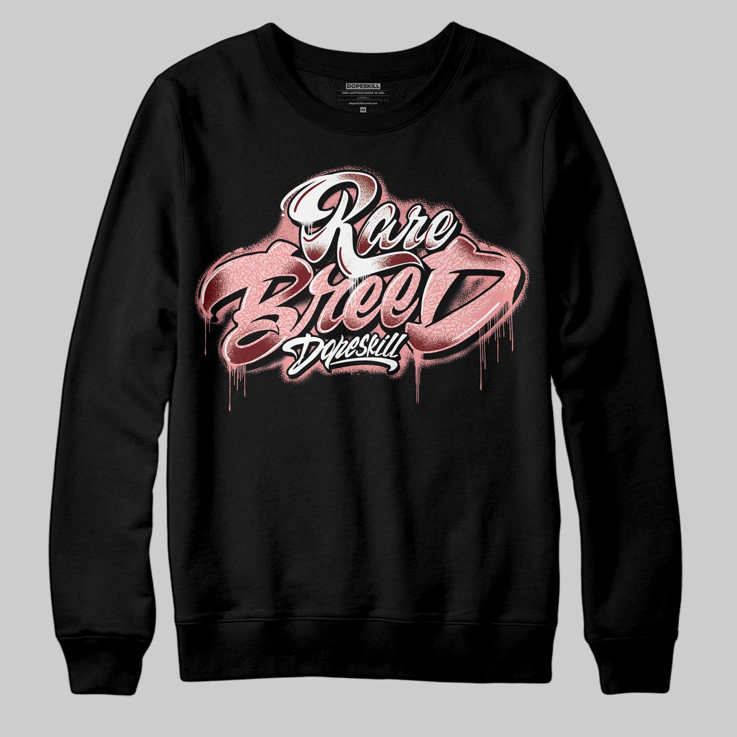 VALENTINE'S Day 3s DopeSkill Sweatshirt Rare Breed Type Graphic