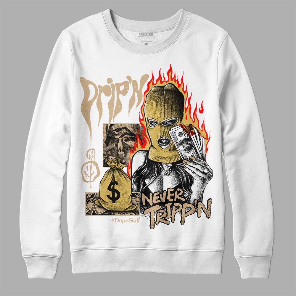 TAN Collection DopeSkill Sweatshirt Drip'n Never Tripp'n Graphic