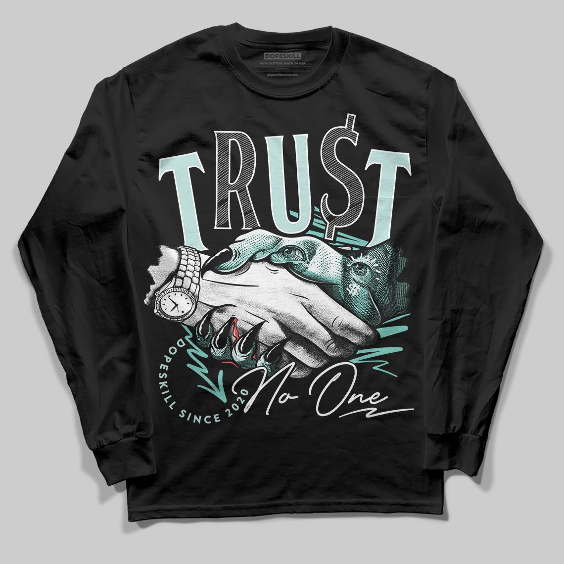 Igloo 11s DopeSkill Long Sleeve T-Shirt Trust No One Graphic