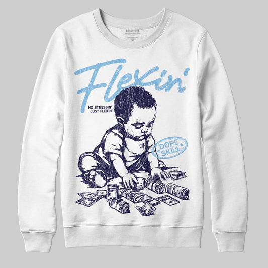 University Blue Collection DopeSkill Sweatshirt Flexin' Graphic