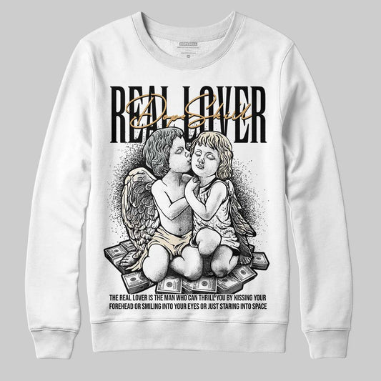 Reverse Metallic 5s DopeSkill Sweatshirt Real Lover Graphic