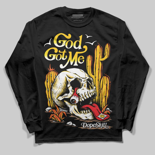Yellow Collection DopeSkill Long Sleeve T-Shirt God Got Me Graphic