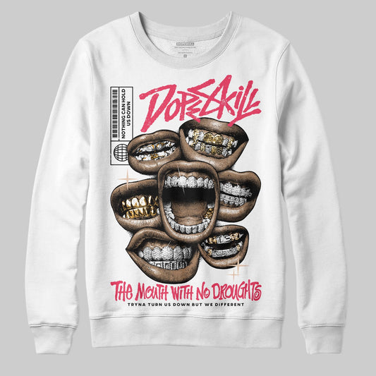 Peanut Butter Jelly 5s DopeSkill Sweatshirt The Mouth With No Droughts Graphic