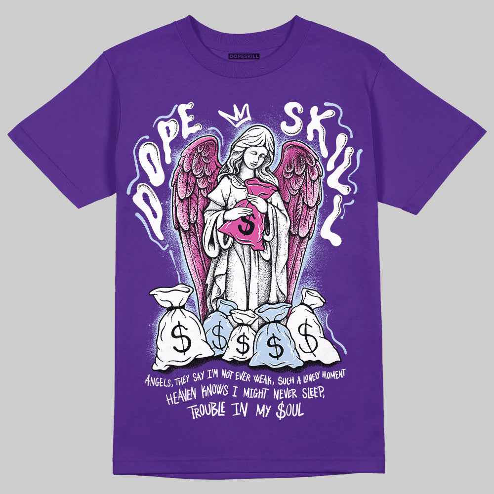 Grape 5s DopeSkill T-Shirt Angels Graphic