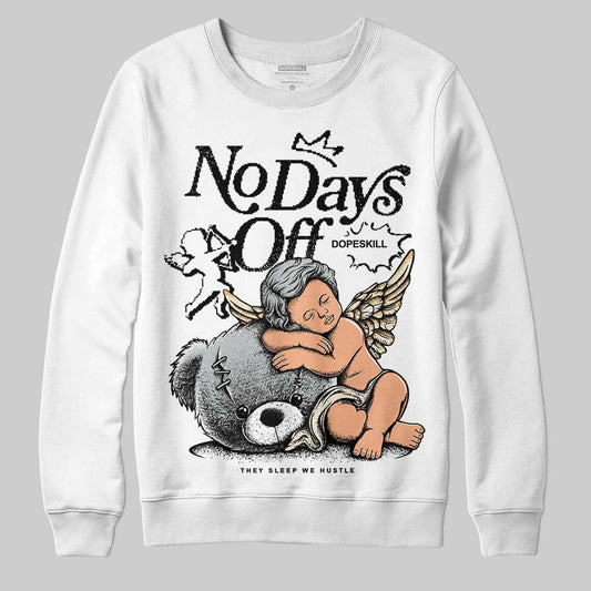 Reverse Metallic 5s DopeSkill Sweatshirt New No Days Off Graphic