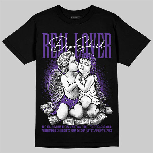 PURPLE Collection DopeSkill T-Shirt Real Lover Graphic