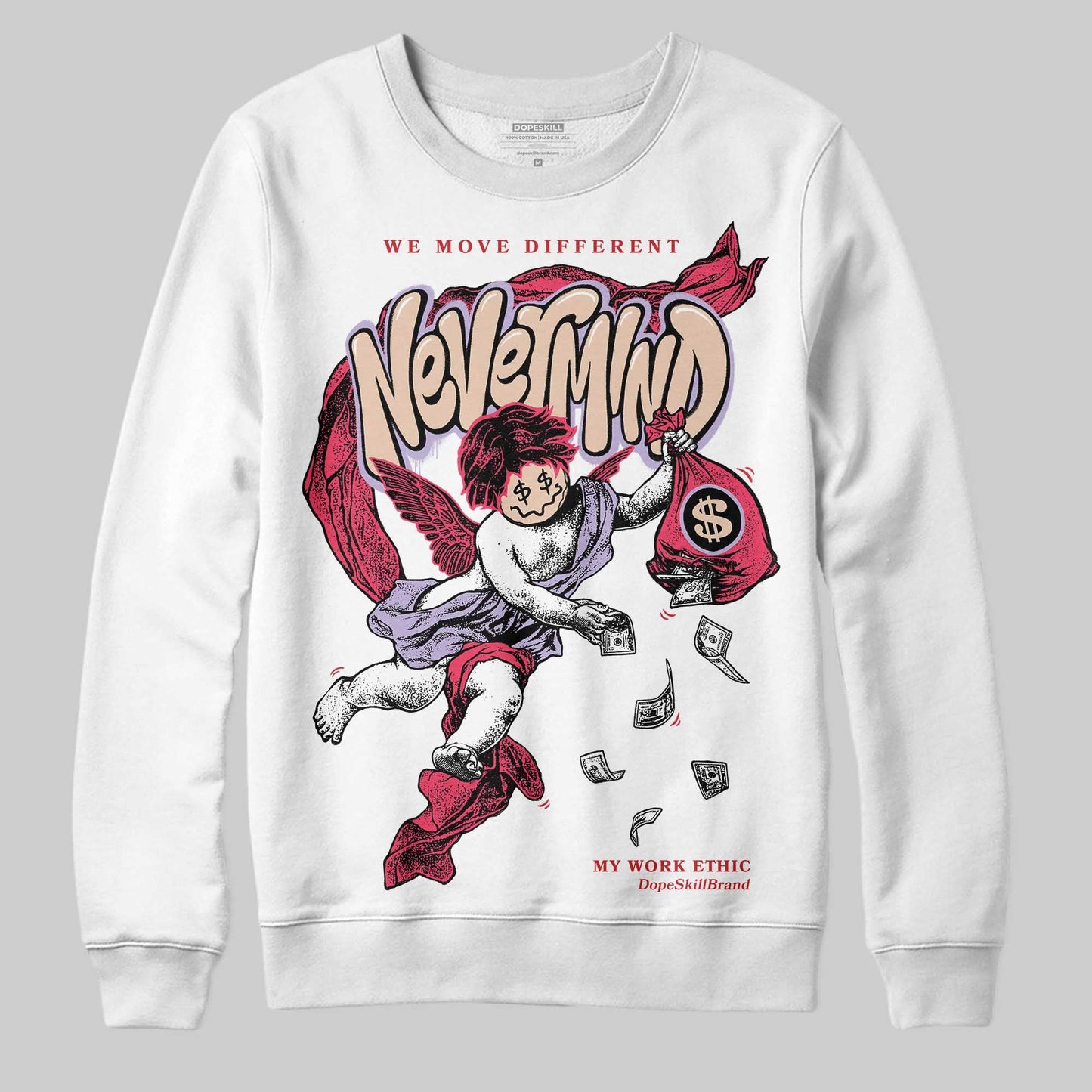 Peanut Butter Jelly 5s DopeSkill Sweatshirt Nevermind Graphic